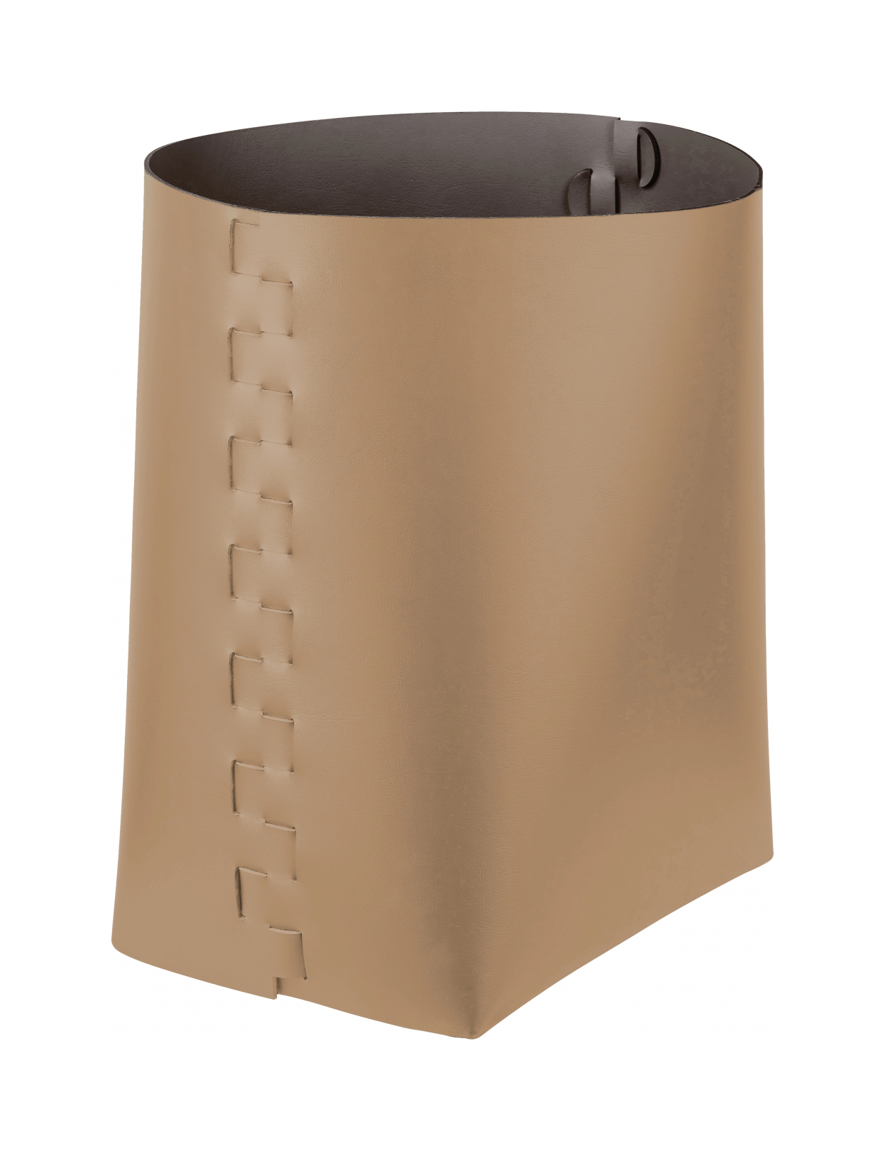 Корзина HELENA прямоугольная 35х30 см капучино, кожа