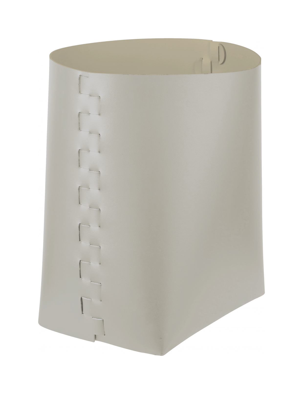 Корзина HELENA прямоугольная 35х30 см белая, кожа