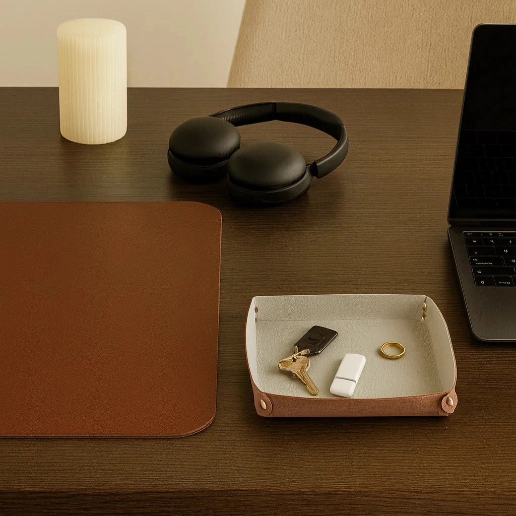 Мелочница квадратная 17х17 пепельная роза – 2