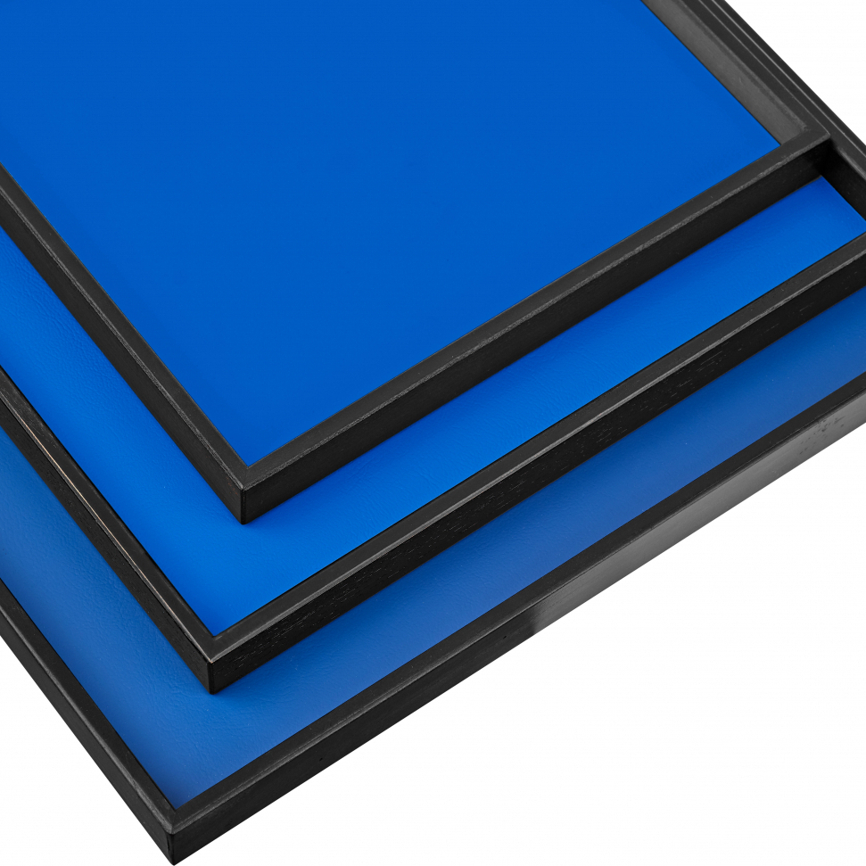 Поднос MONDO 35x35 мажорель, кожа, древесная паста ADJ 0064.77.W