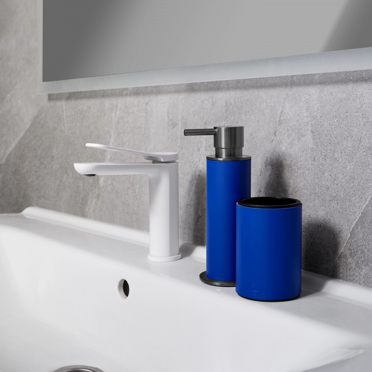 Стакан для зубных щеток мажорель, матовый графит – 2