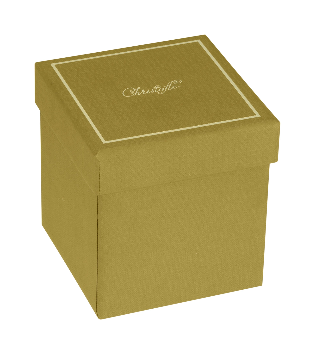 Подсвечник PERLES со свечей 9.5 см посеребрение Christofle B04210018