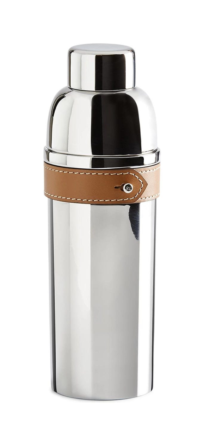 Шейкер WYATT 23.5 см кожа, сталь