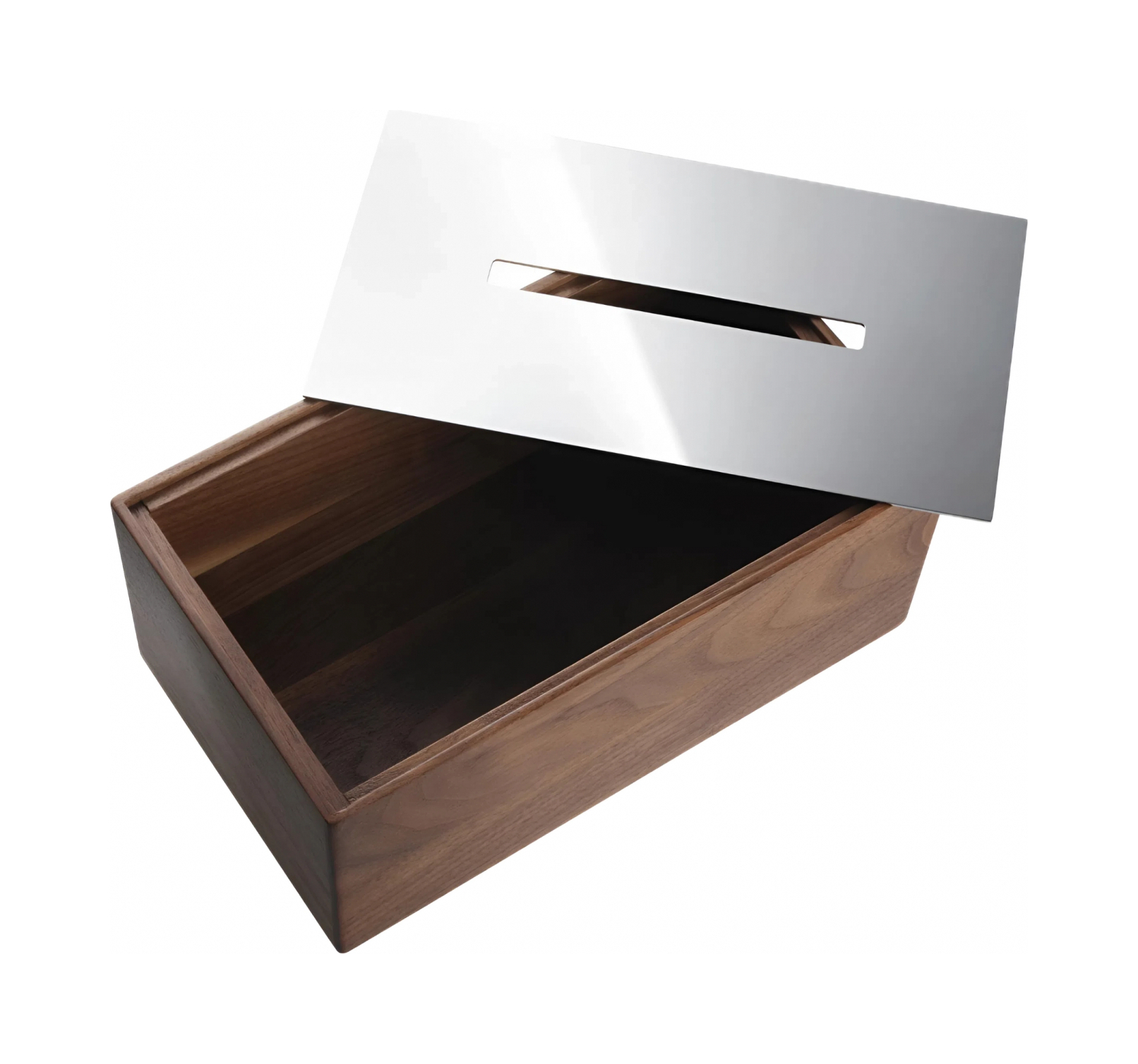 Контейнер для салфеток UNI 24х13 дерево, посеребрение Christofle B05955500