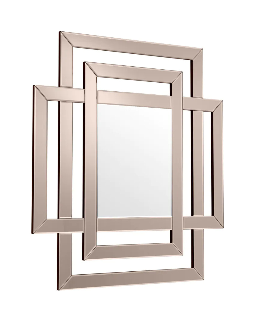 Зеркало настенное MORTIMER 110х100 см, бронзовое зеркальное стекло