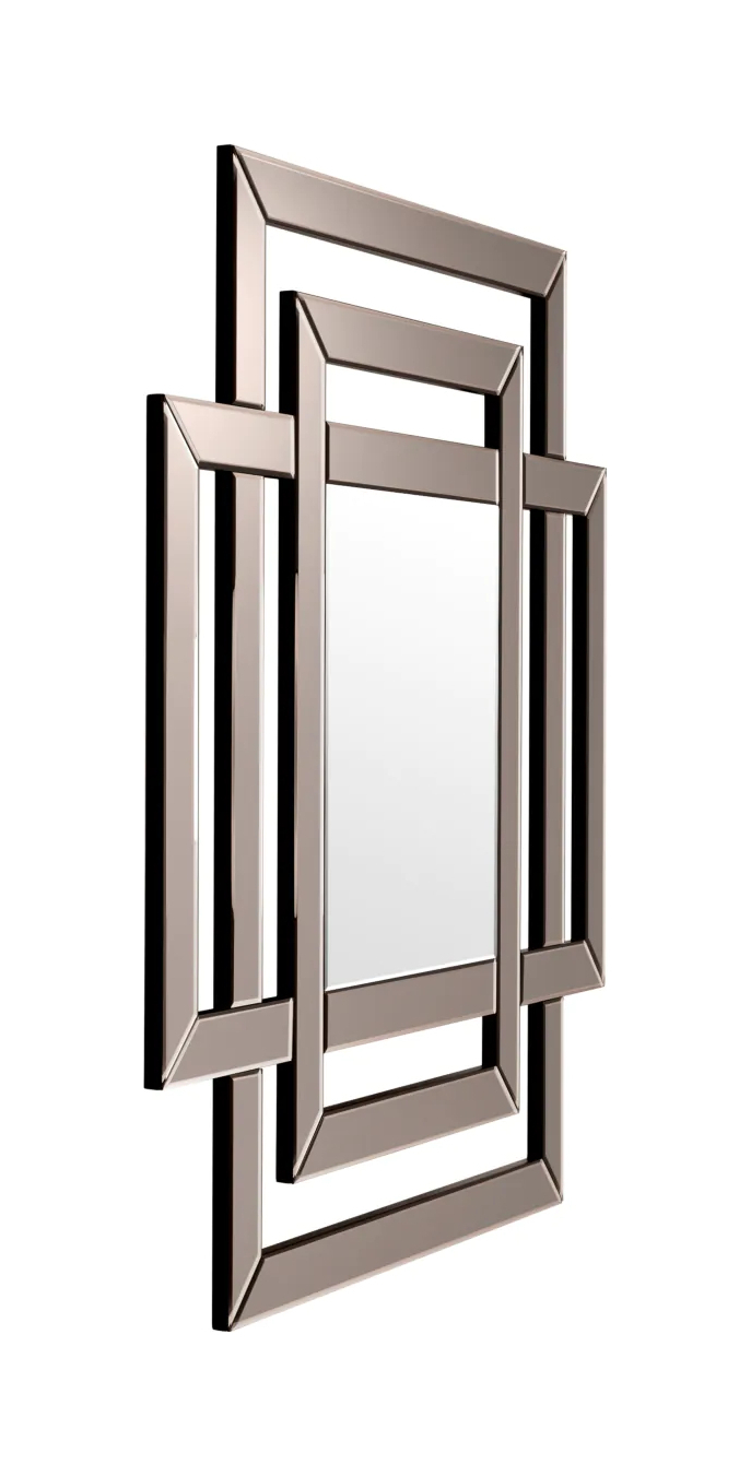 Зеркало настенное MORTIMER 110х100 см, бронзовое зеркальное стекло Eichholtz 111925