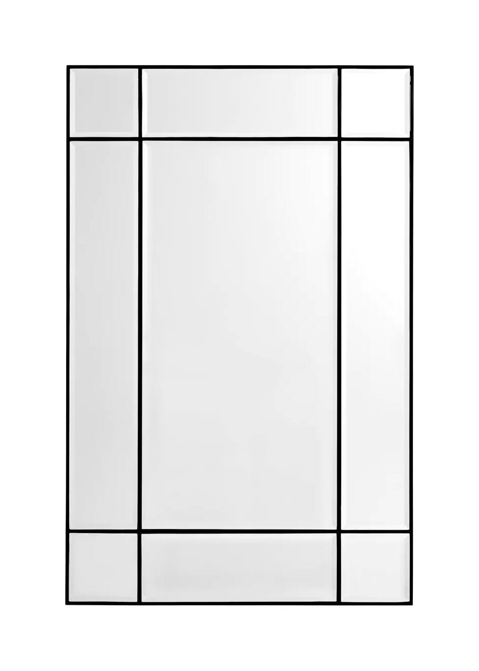 Зеркало настенное BEAUMONT 140х90 см прямоугольное, бронзовая отделка