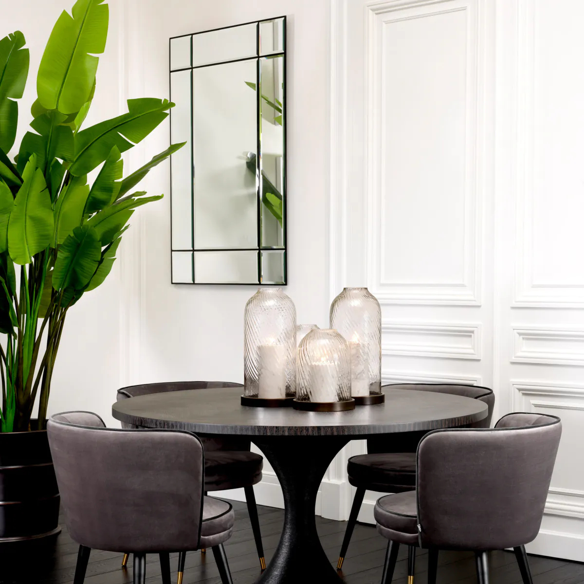 Зеркало настенное BEAUMONT 140х90 см прямоугольное, бронзовая отделка – 2