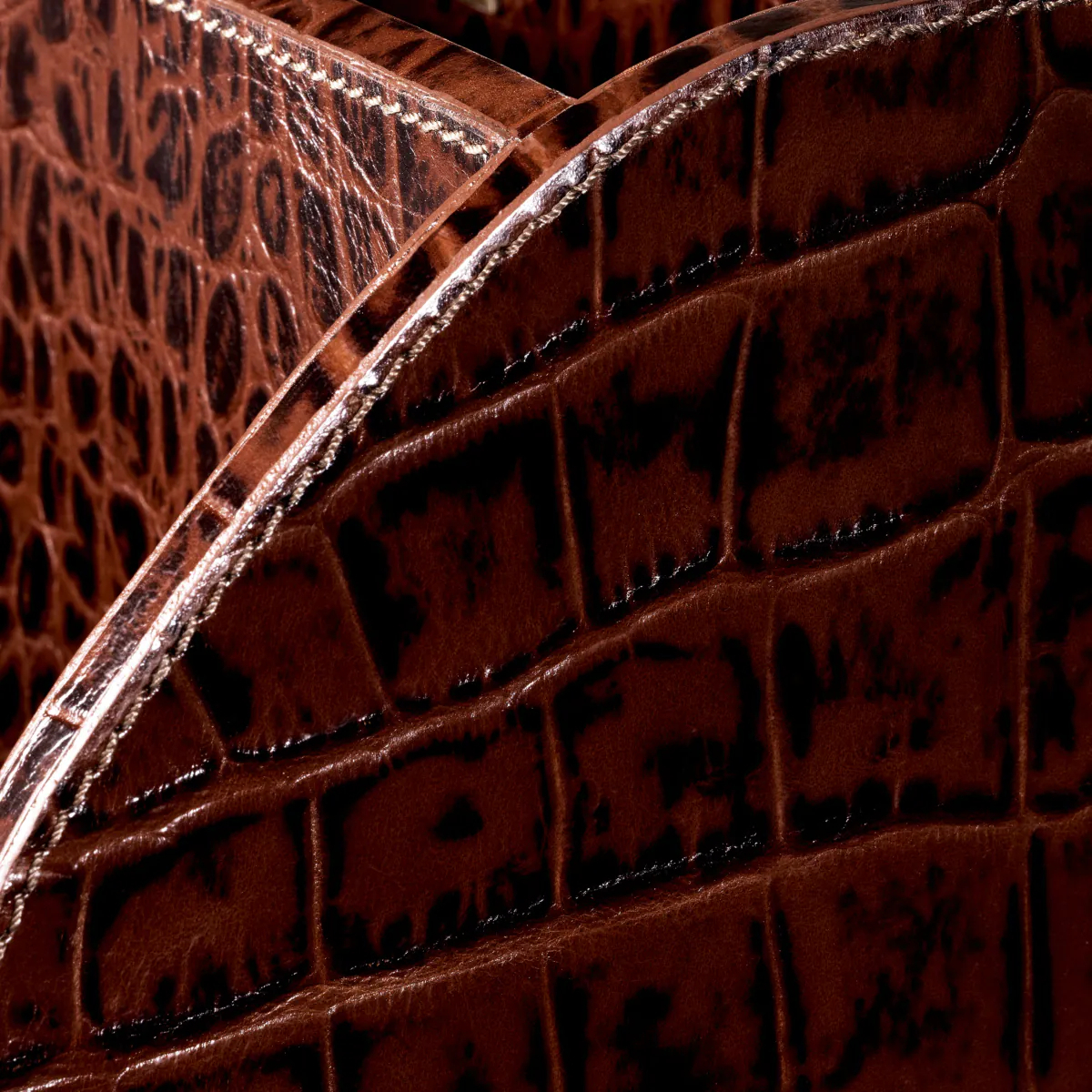 Набор для письменных принадлежностей SCALEO коричневая кожа, тиснение – 2