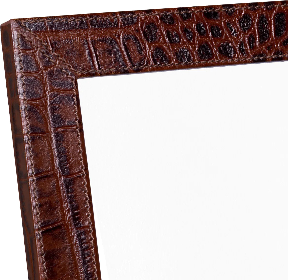 Набор из 2 рамок для фото SCALEO коричневая кожа, тиснение – 2