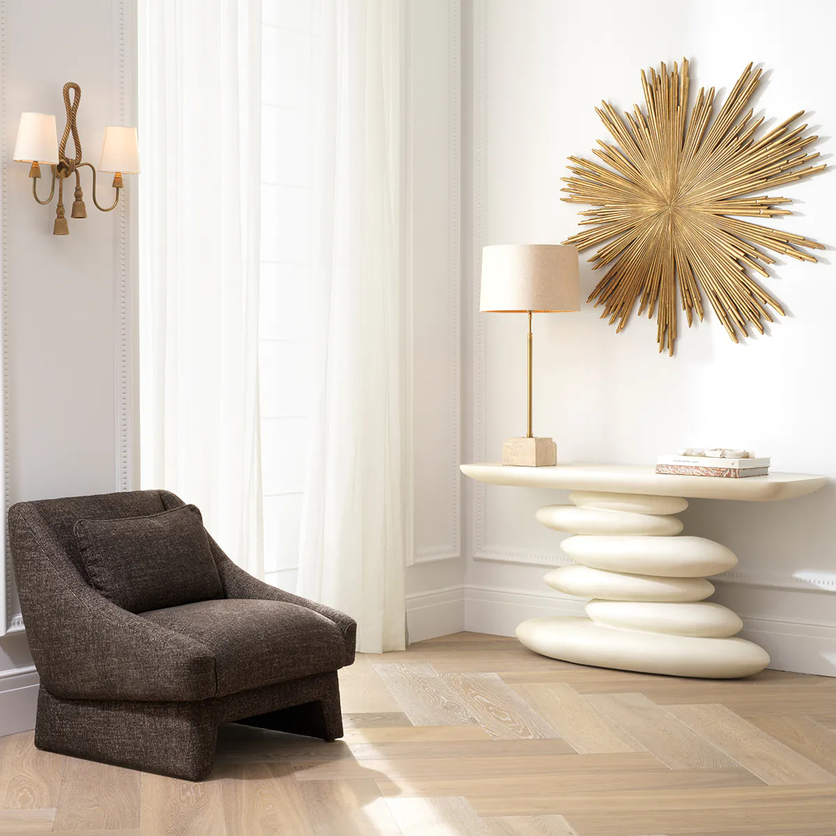 Настенный декор Sunburst сусальное золото – 2