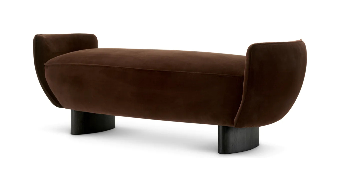 Банкетка STIRLING коричневый бархат Sonoma