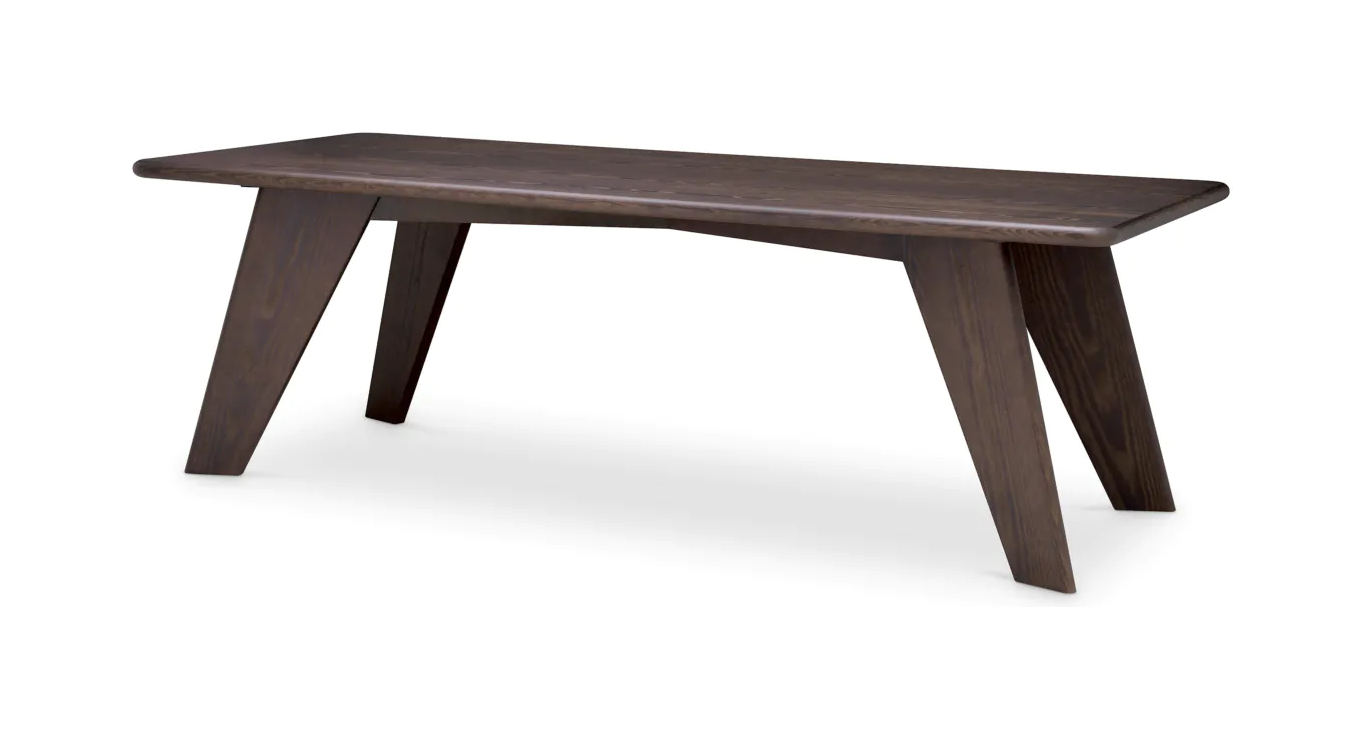 Обеденный стол LANGFORD 240х100 см прямоугольный, тёмный ясень