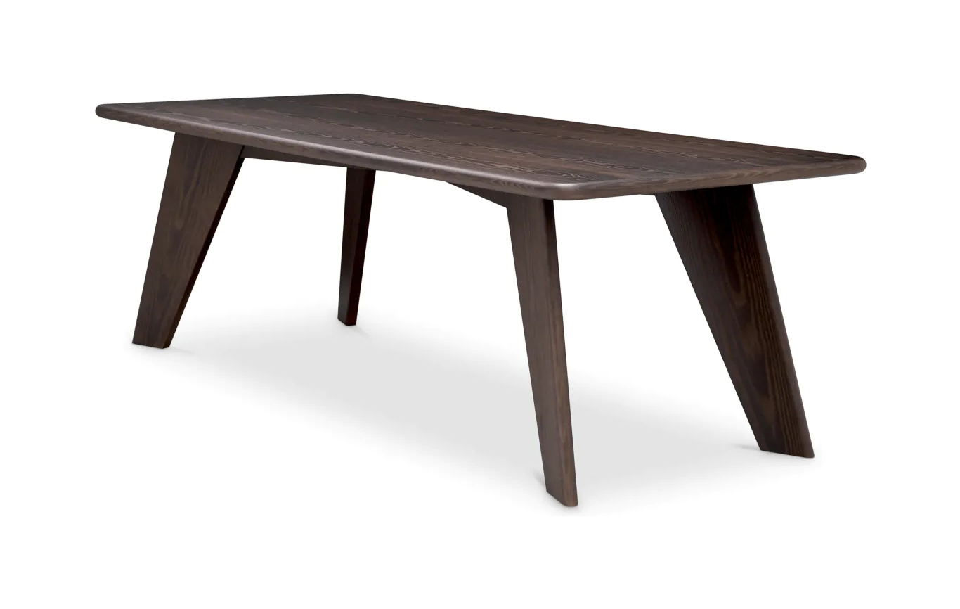 Обеденный стол LANGFORD 240х100 см прямоугольный, тёмный ясень Eichholtz 119491