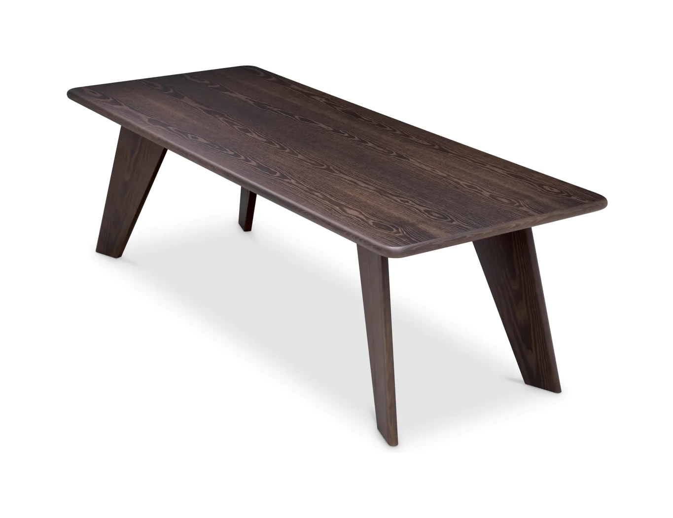 Обеденный стол LANGFORD 240х100 см прямоугольный, тёмный ясень Eichholtz 119491