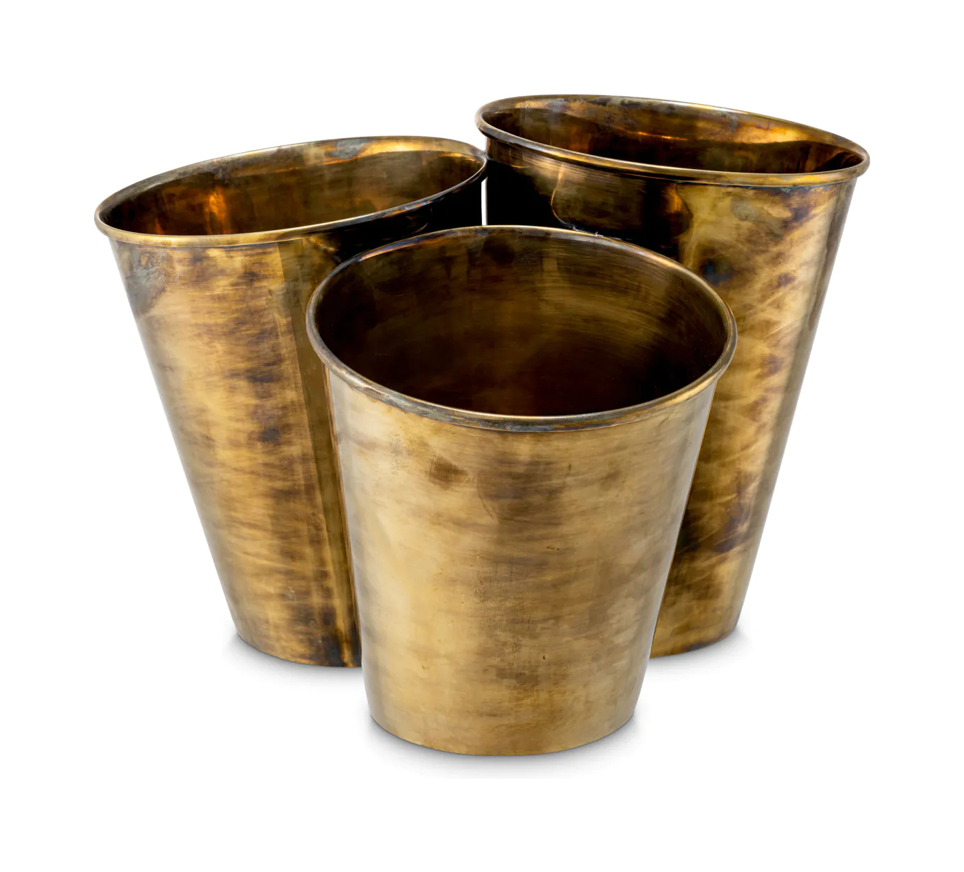 Ведро для льда CHRISTIAN тройное, латунь Eichholtz 118863