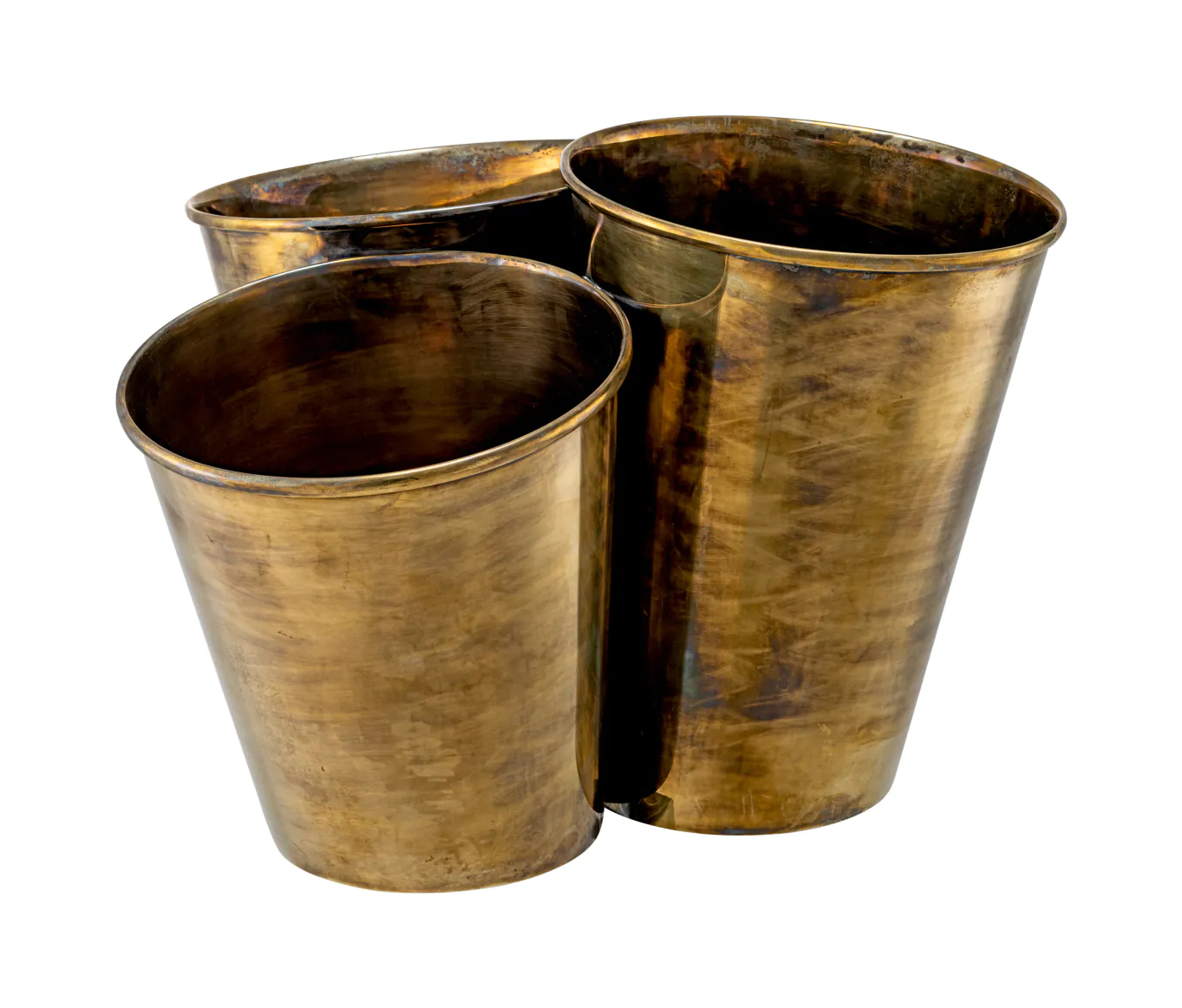 Ведро для льда CHRISTIAN тройное, латунь Eichholtz 118863