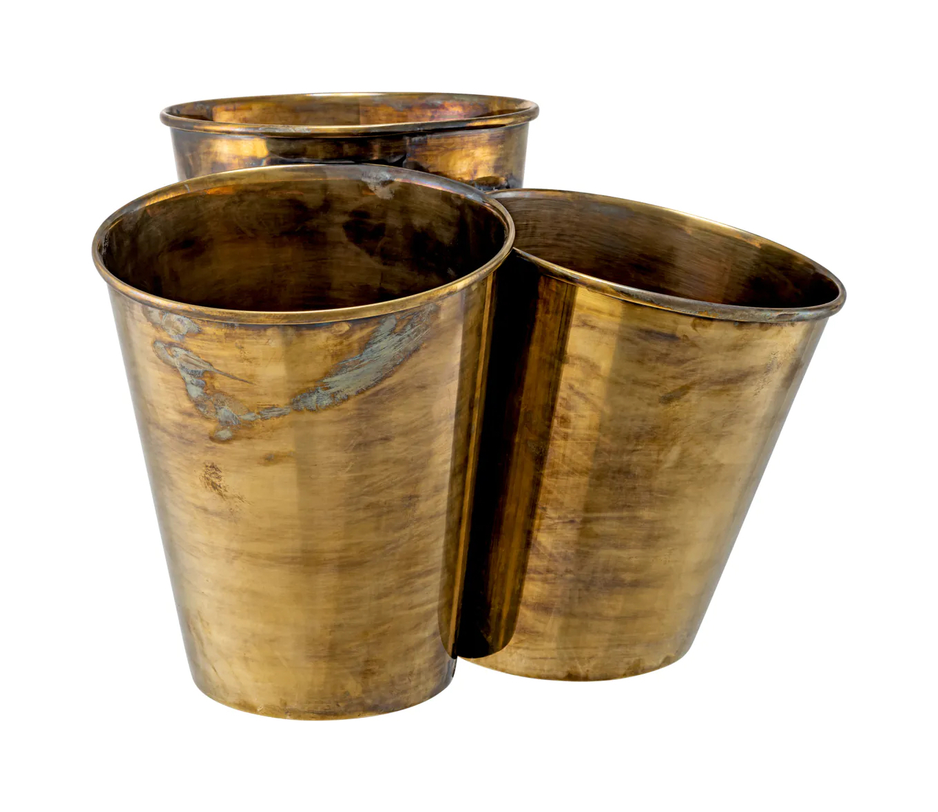 Ведро для льда CHRISTIAN тройное, латунь Eichholtz 118863