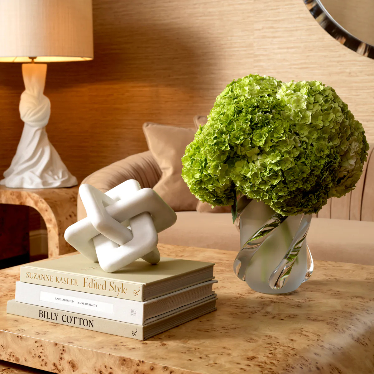 Ваза для цветов CELESTINO M 26 см матовая белая – 2