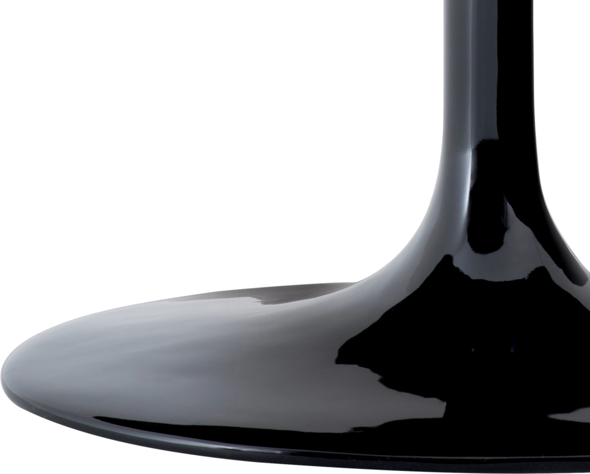 Обеденный стол SOLO 170х110 см овальный, чёрный мрамор Eichholtz 112051