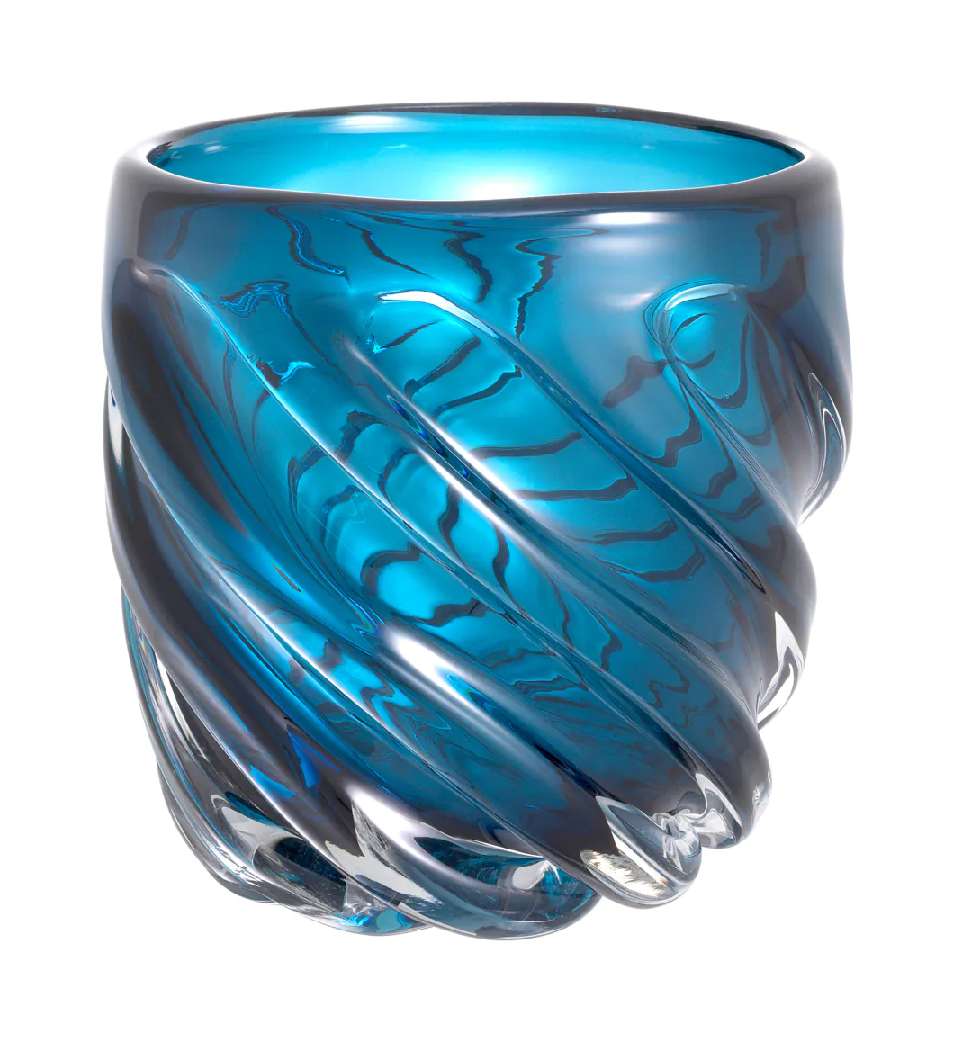 Ваза для цветов ANGELITO S 25 см синяя