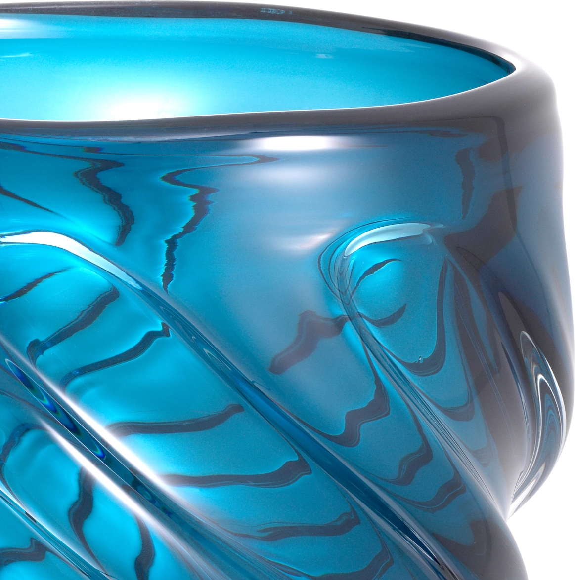 Ваза для цветов ANGELITO S 25 см синяя – 2