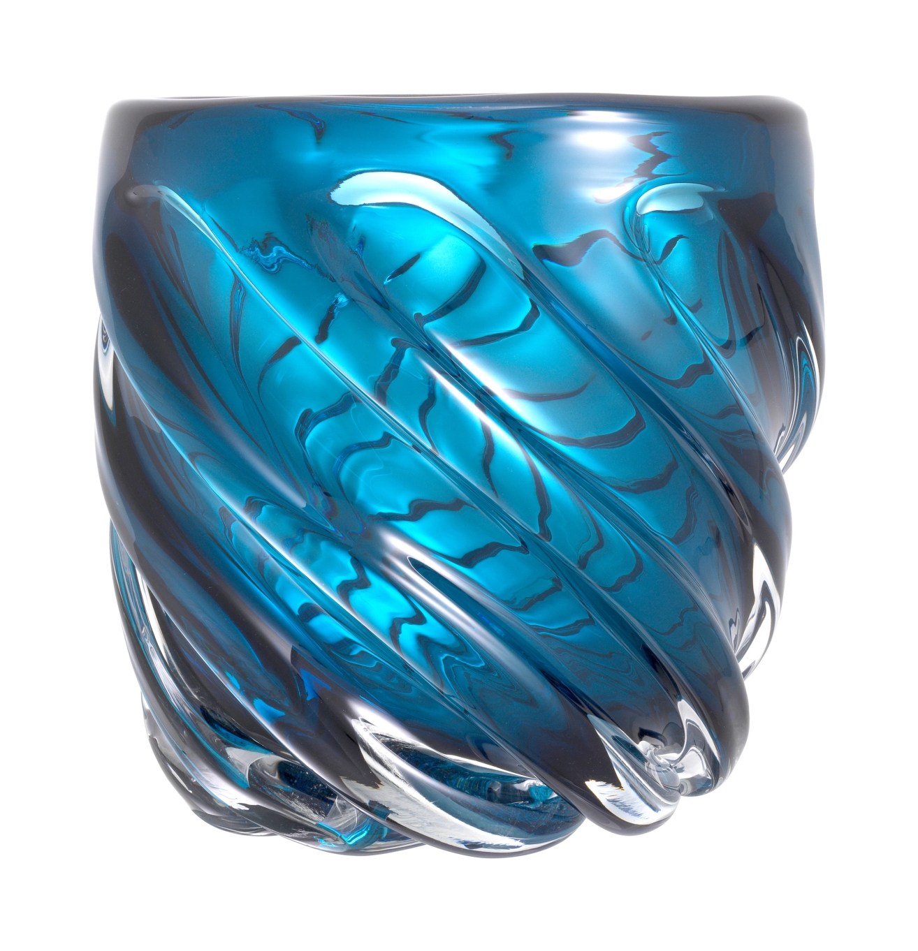 Ваза для цветов ANGELITO S 25 см синяя Eichholtz 114807