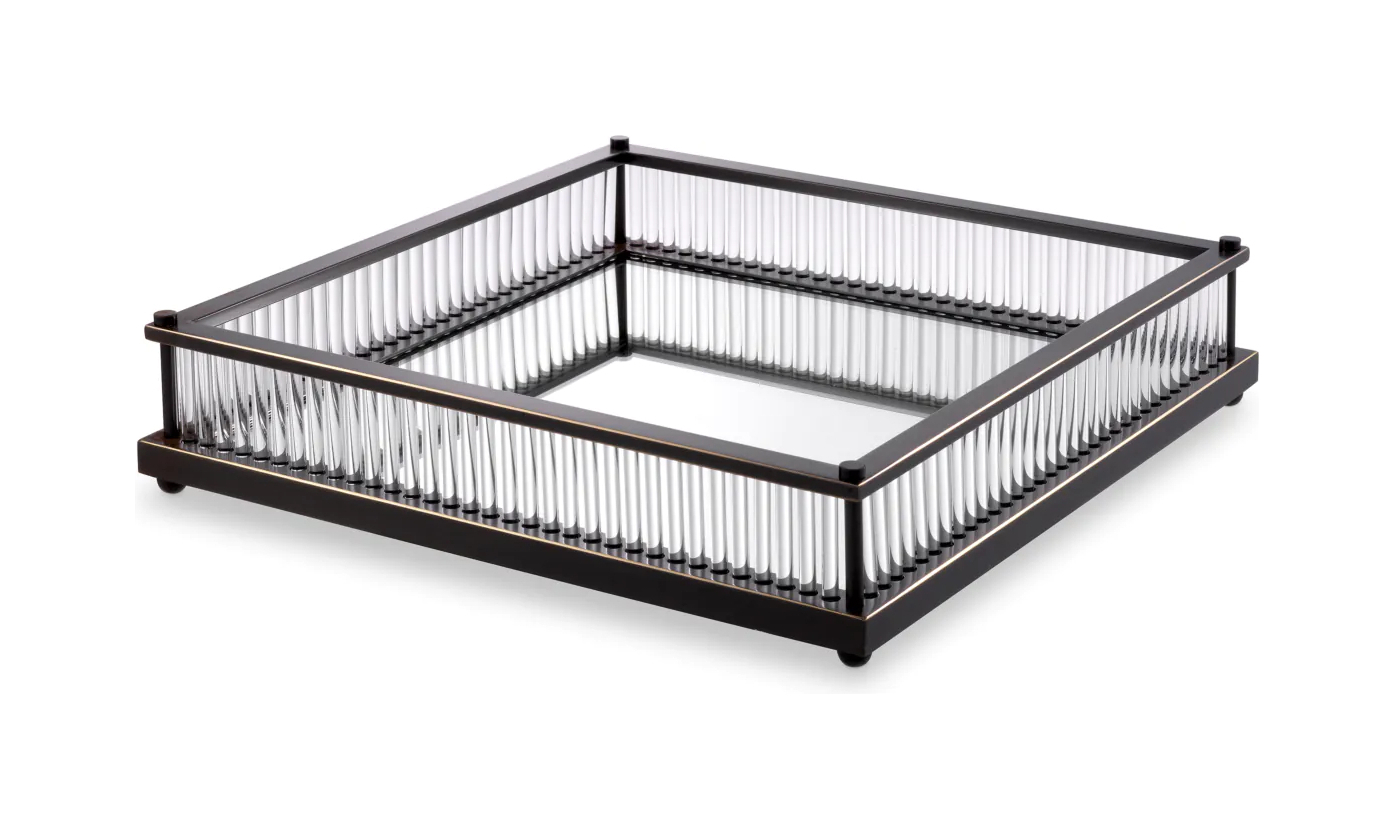 Поднос CORA квадратный бронзовый Eichholtz 115723