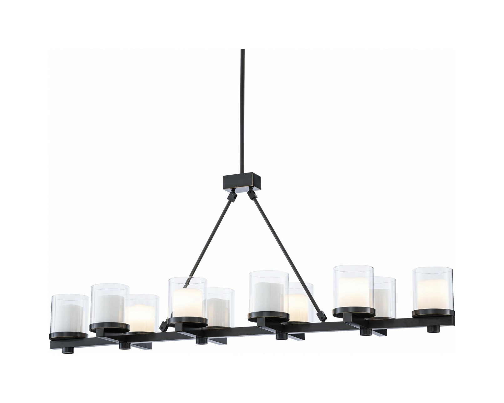 Люстра DONOVAN полированная бронза, прозрачное стекло Eichholtz 116060