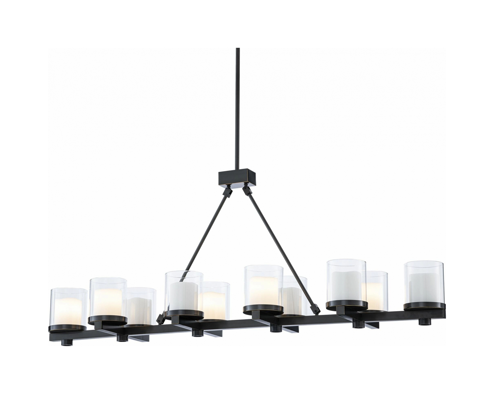 Люстра DONOVAN полированная бронза, прозрачное стекло Eichholtz 116060