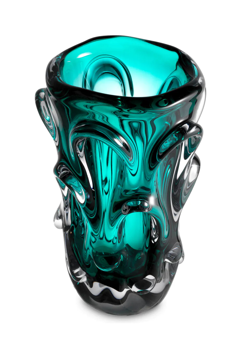 Ваза AILA L 31 см бирюзовая Eichholtz 116170