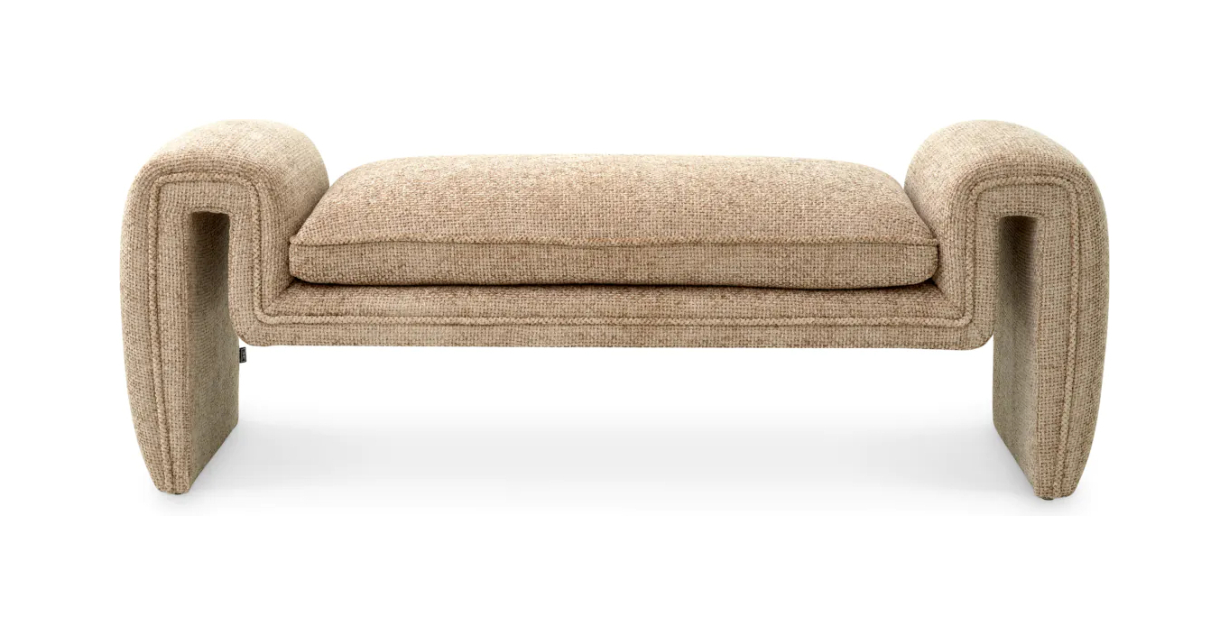 Банкетка TONDO песочная, ткань Lyssa Eichholtz 118693