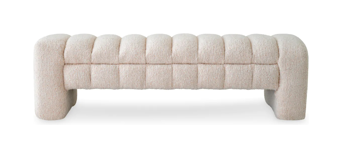 Банкетка TARANTO кремовая, ткань Cascade Eichholtz 118741