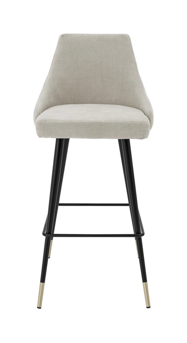 Барный стул CEDRO бежевый велюр – 2