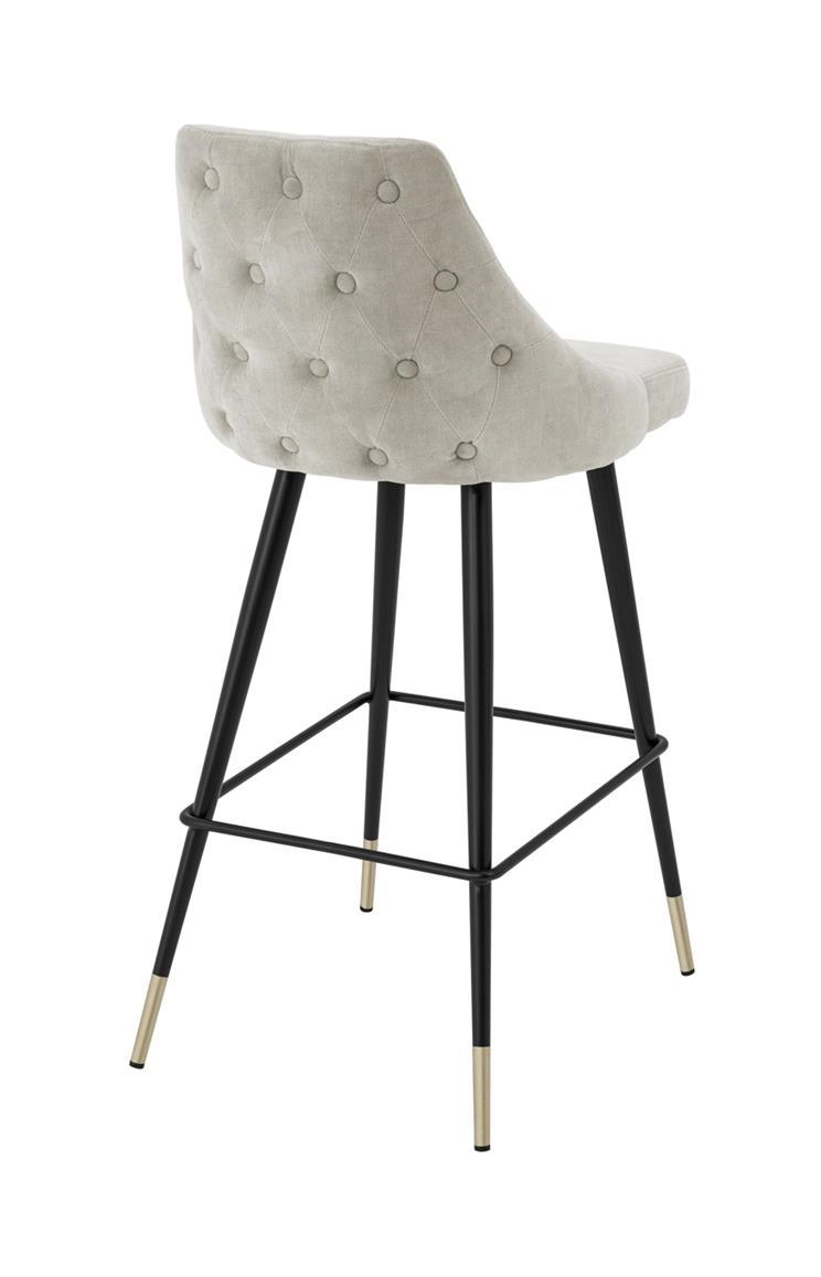 Барный стул CEDRO бежевый велюр Eichholtz 112060