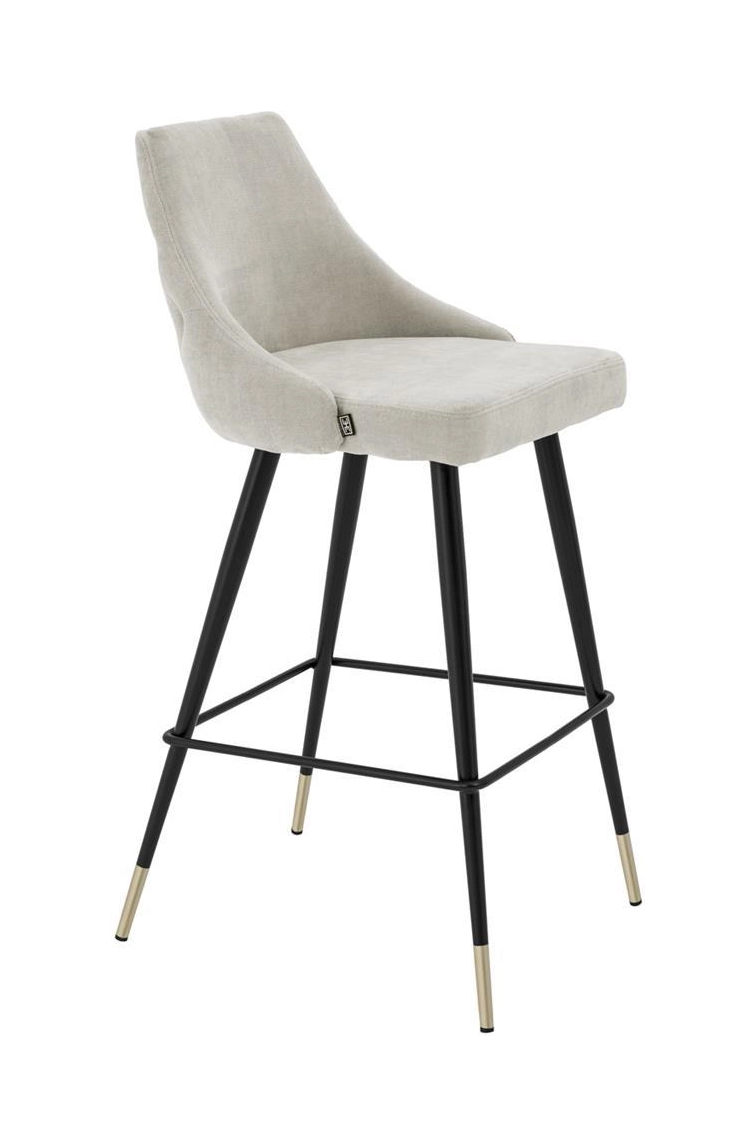 Барный стул CEDRO бежевый велюр Eichholtz 112060