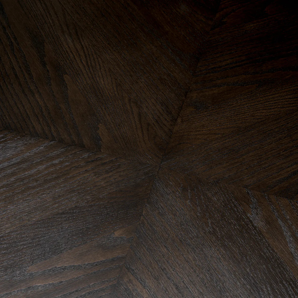 Обеденный стол REXTON квадратный, дуб, латунь Eichholtz 119928