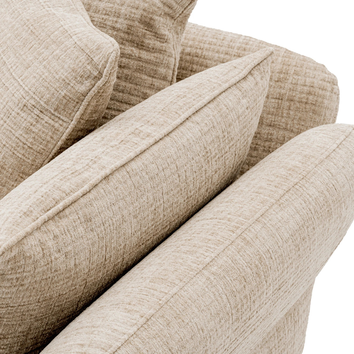 Диван ZEVRON 234х112 см кремовый Eichholtz 120126