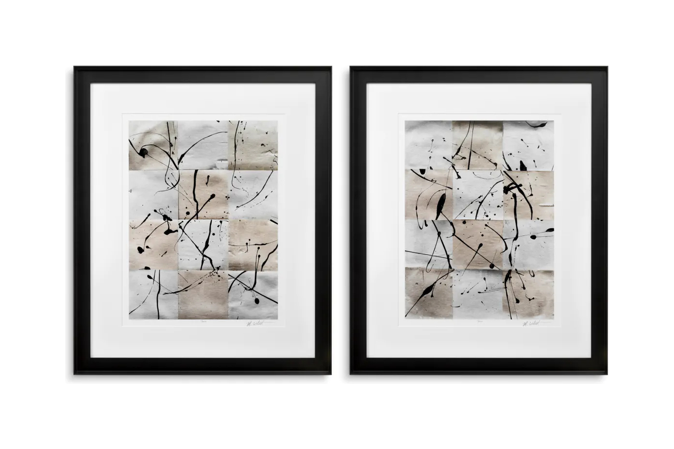Постер Ink Casting 2 шт 78.5х93.5 см Eichholtz 120720