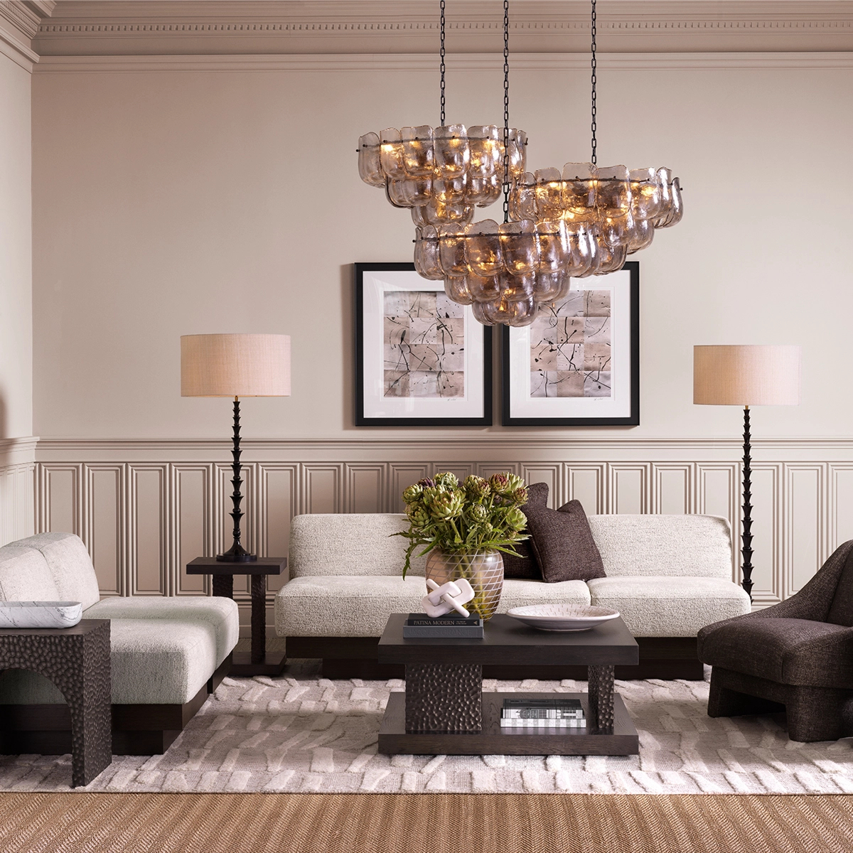 Постер Ink Casting 2 шт 78.5х93.5 см Eichholtz 120720