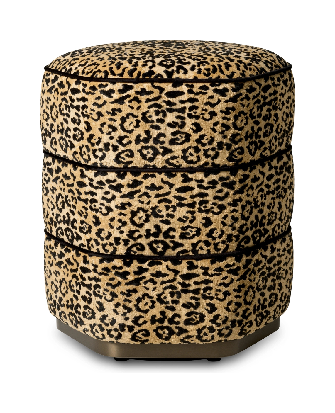 Пуф ROOSEVELT вращающийся 46х43 см шестиугольный Eichholtz TM0352