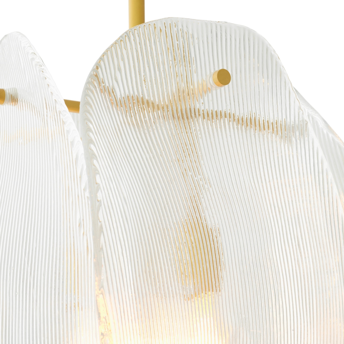 Люстра HIBIS 58 см античная латунь, прозрачная Eichholtz TM0376