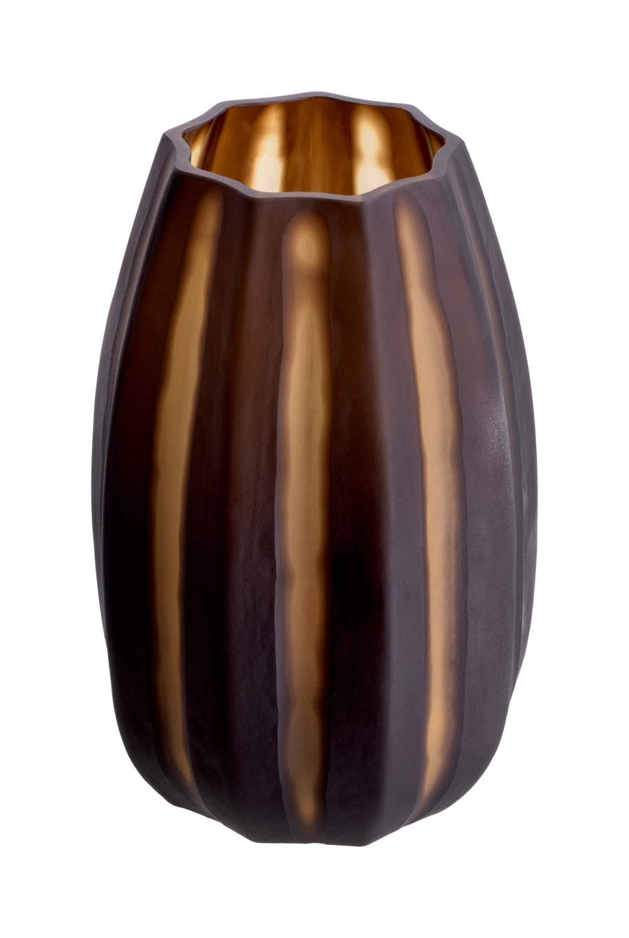 Ваза TIARA S 38.5 см, тёмно-коричневая, ручная работа – 2