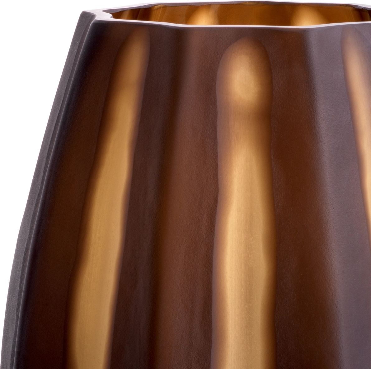 Ваза TIARA S 38.5 см, тёмно-коричневая, ручная работа Eichholtz 117607