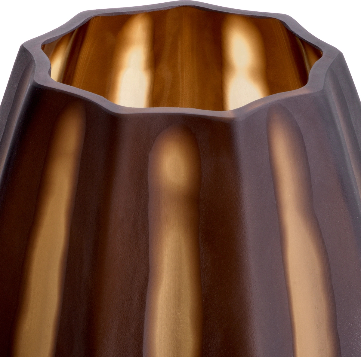 Ваза TIARA S 38.5 см, тёмно-коричневая, ручная работа Eichholtz 117607
