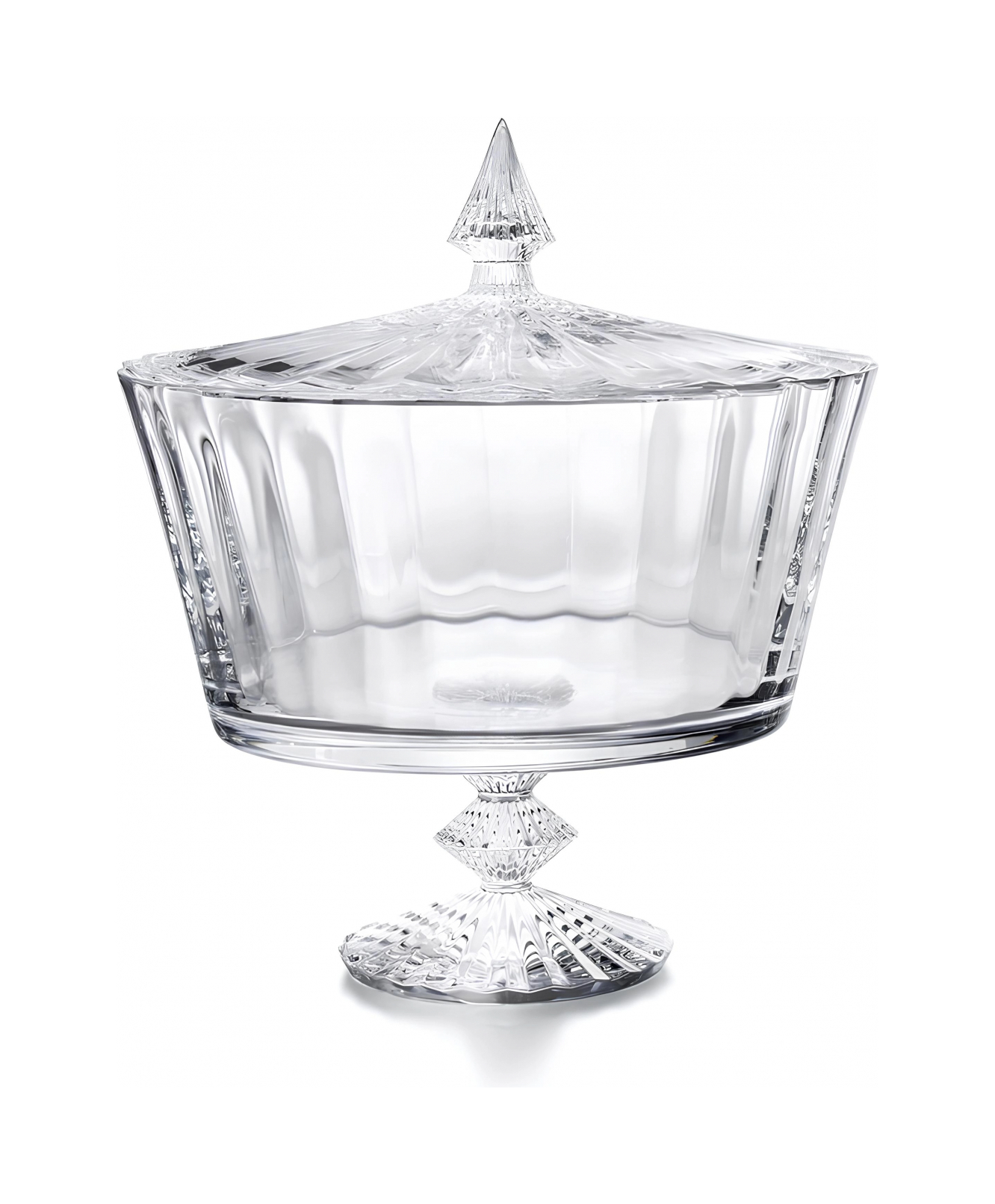 Конфетница Mille Nuits 34.5 см прозрачная, хрусталь