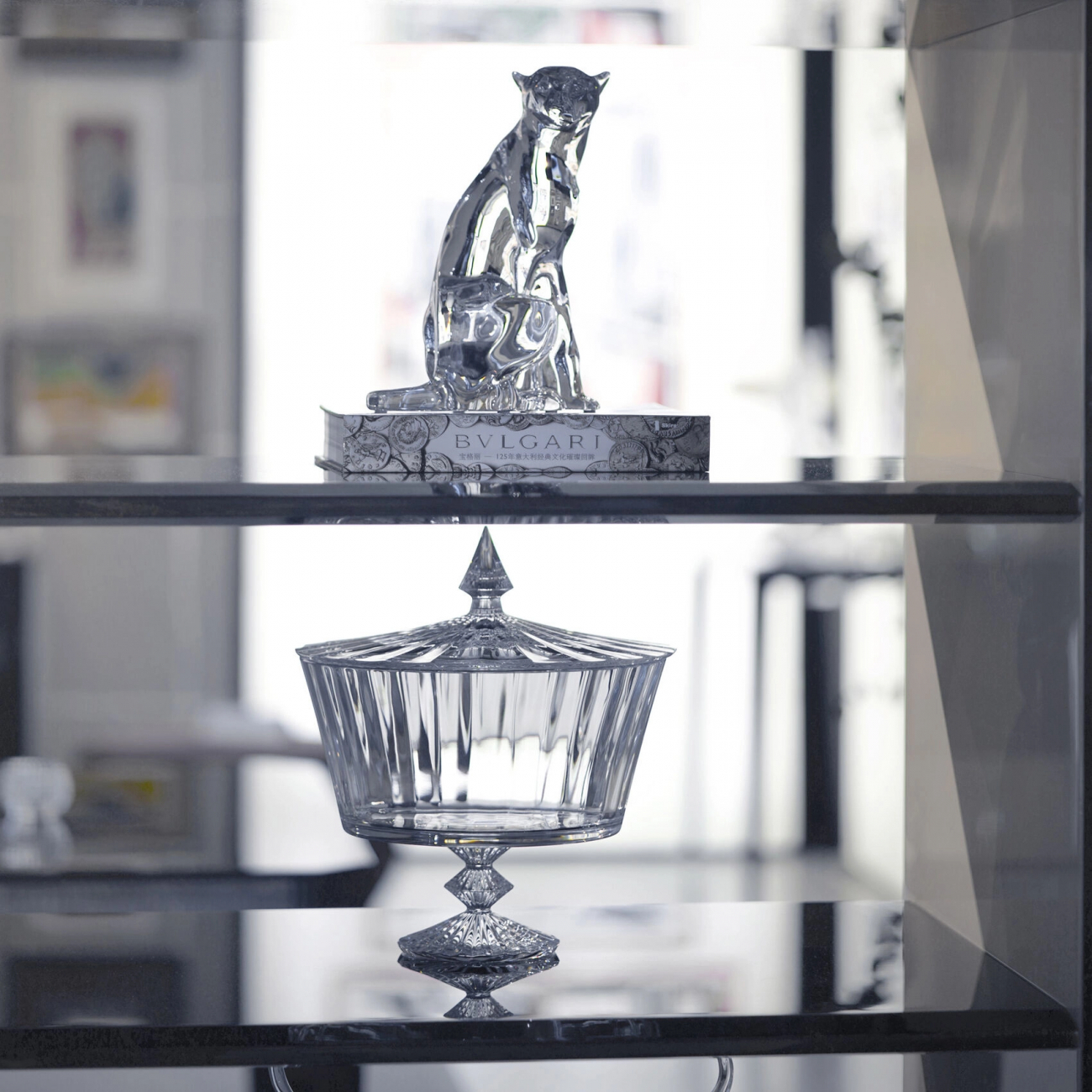 Конфетница Mille Nuits 34.5 см прозрачная, хрусталь – 2