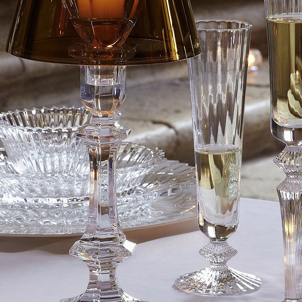 Набор из 2-х бокалов для шампанского MILLE NUITS 180 мл хрусталь прозрачный Baccarat 2811795