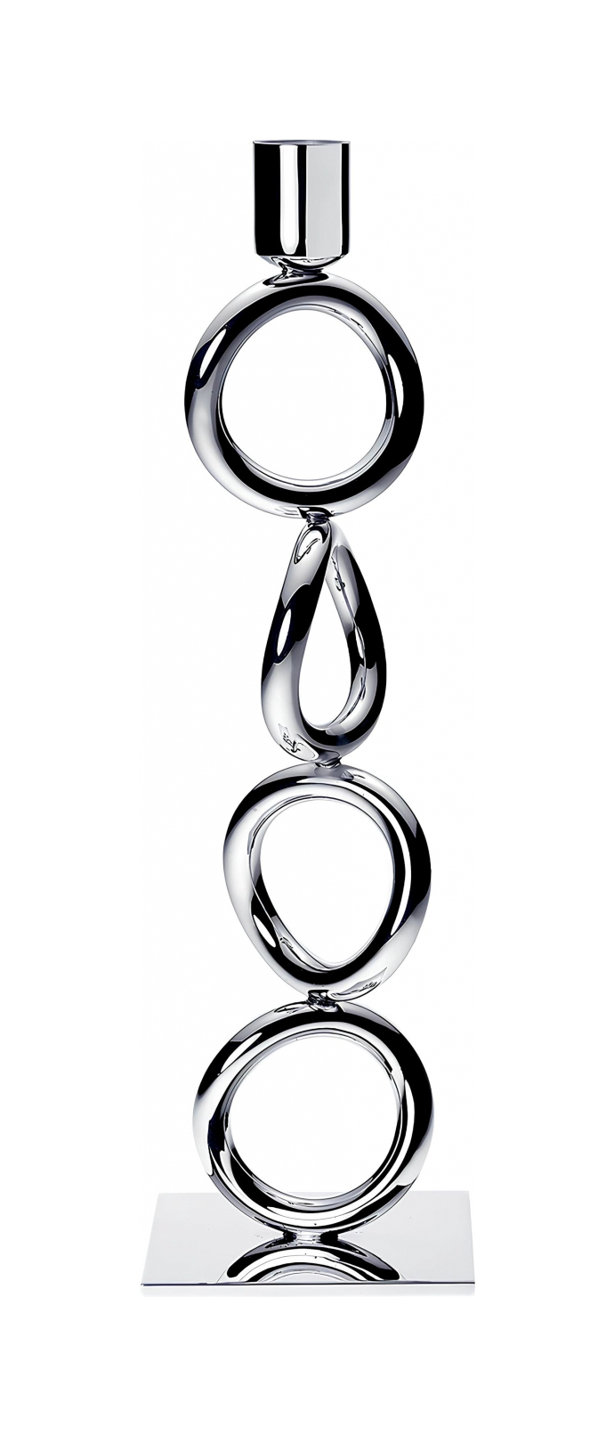 Подсвечник Vertigo 30 cм посеребрение