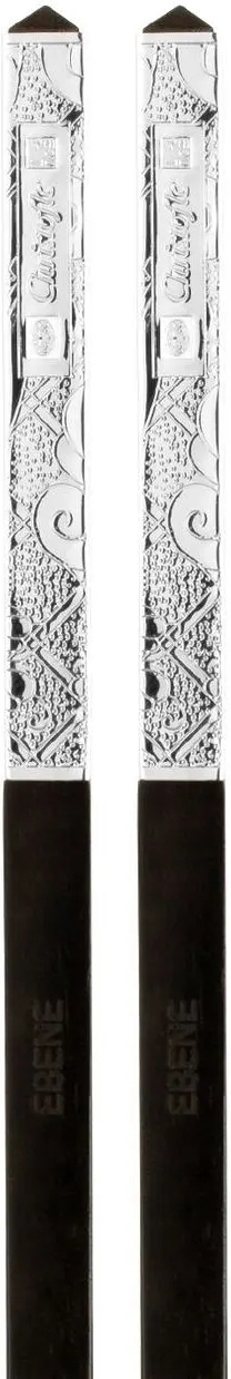 Палочки для суши Jardin D'Eden 24 см чёрные, посеребрение – 2